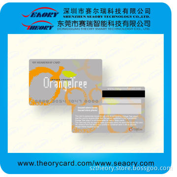 CMYK Printing Smart Card with Gold Foil for Soul Hyundai